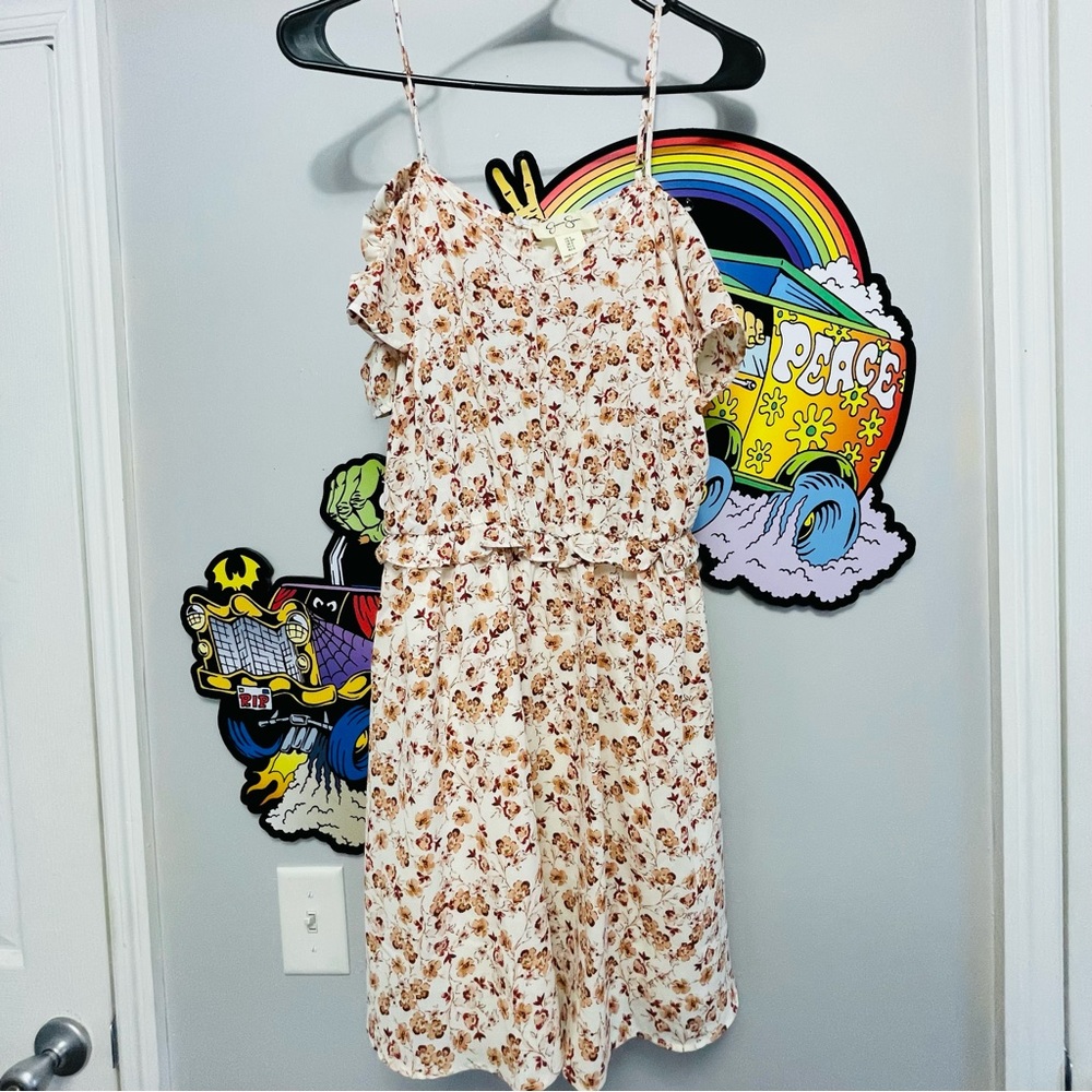 Jessica Simpson Off the Shoulder Floral Dress